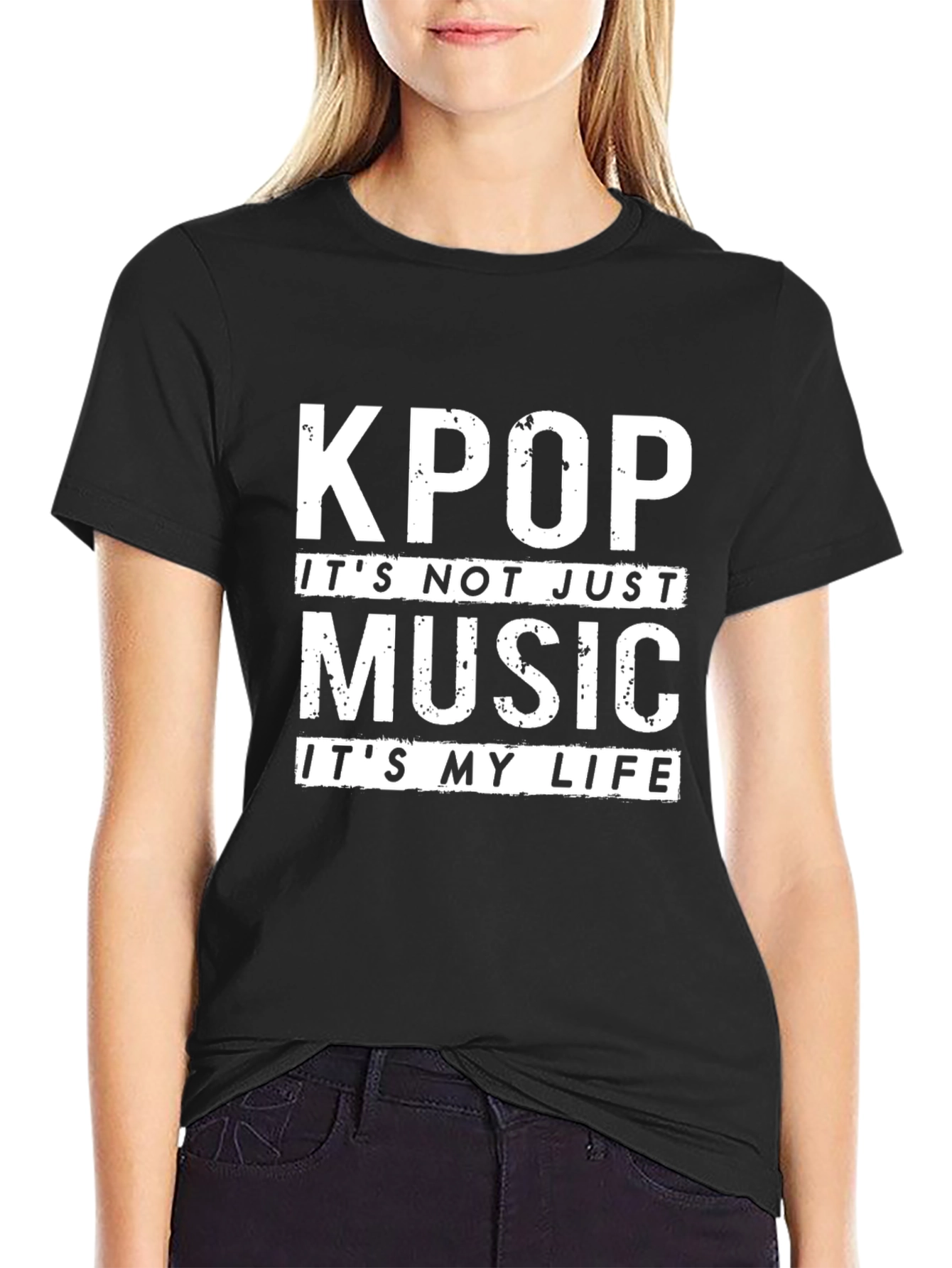 KPOP Its My Life Black T-Shirt