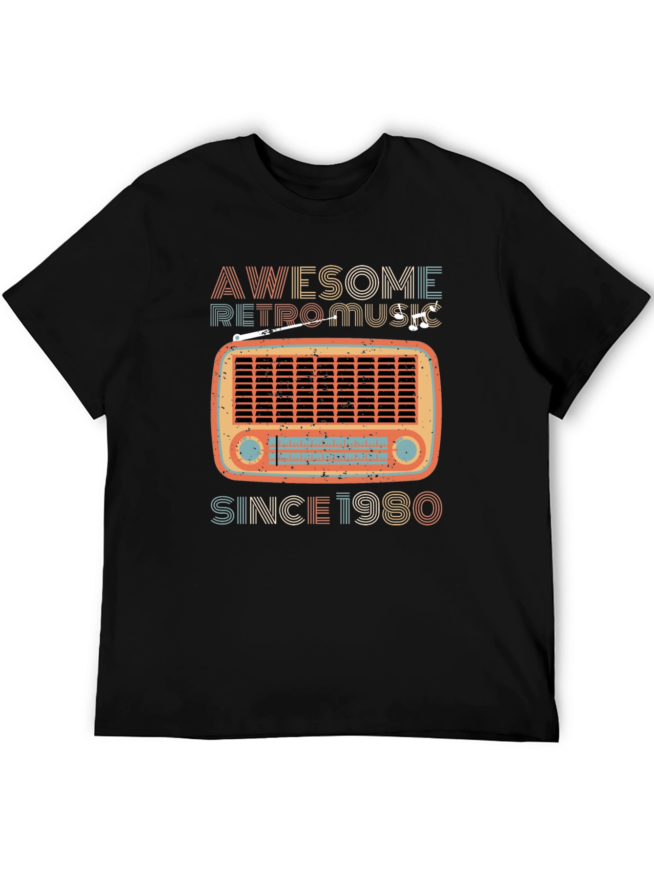 Awesome Retro Music Since 1980 T-Shirt