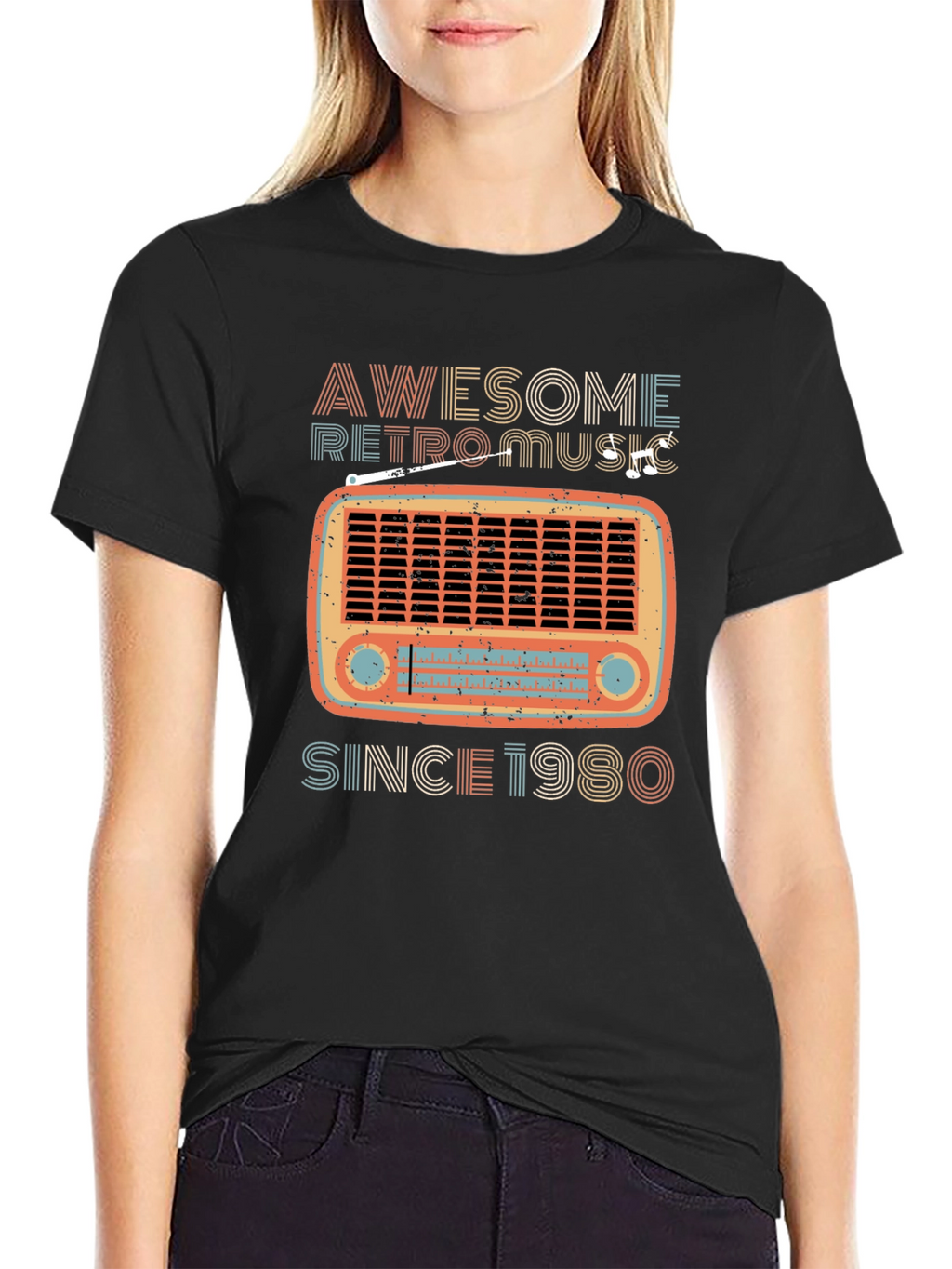 Awesome Retro Music Since 1980 T-Shirt