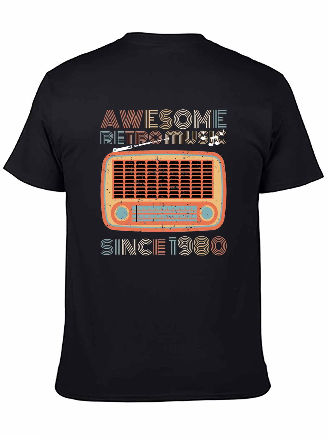 Awesome Retro Music Since 1980 T-Shirt