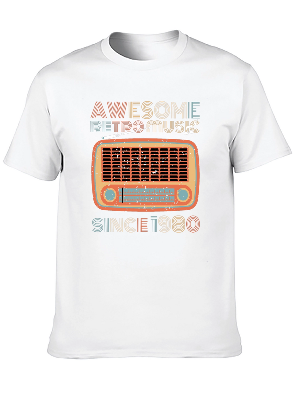 Awesome Retro Music Since 1980 T-Shirt