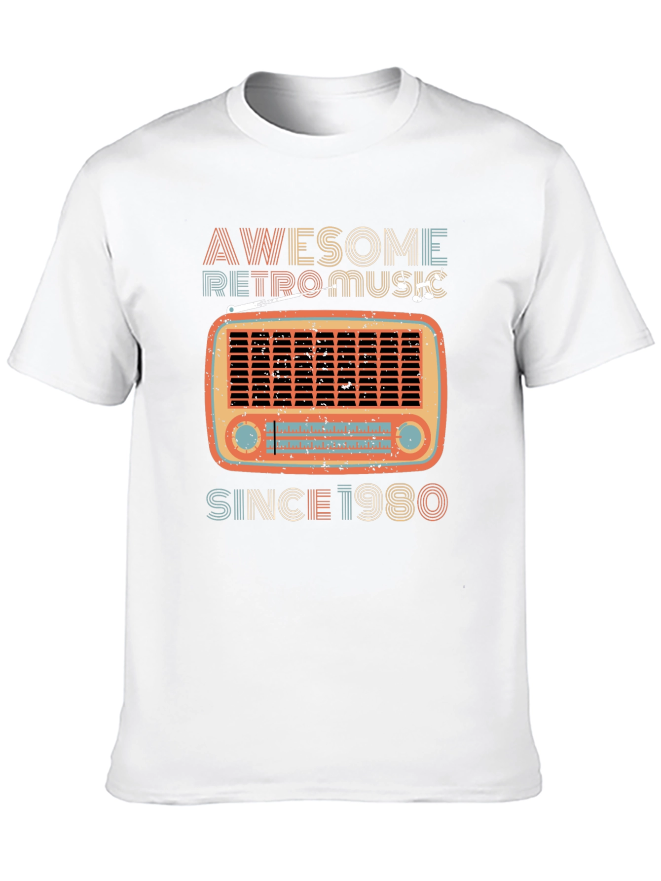 Awesome Retro Music Since 1980 T-Shirt