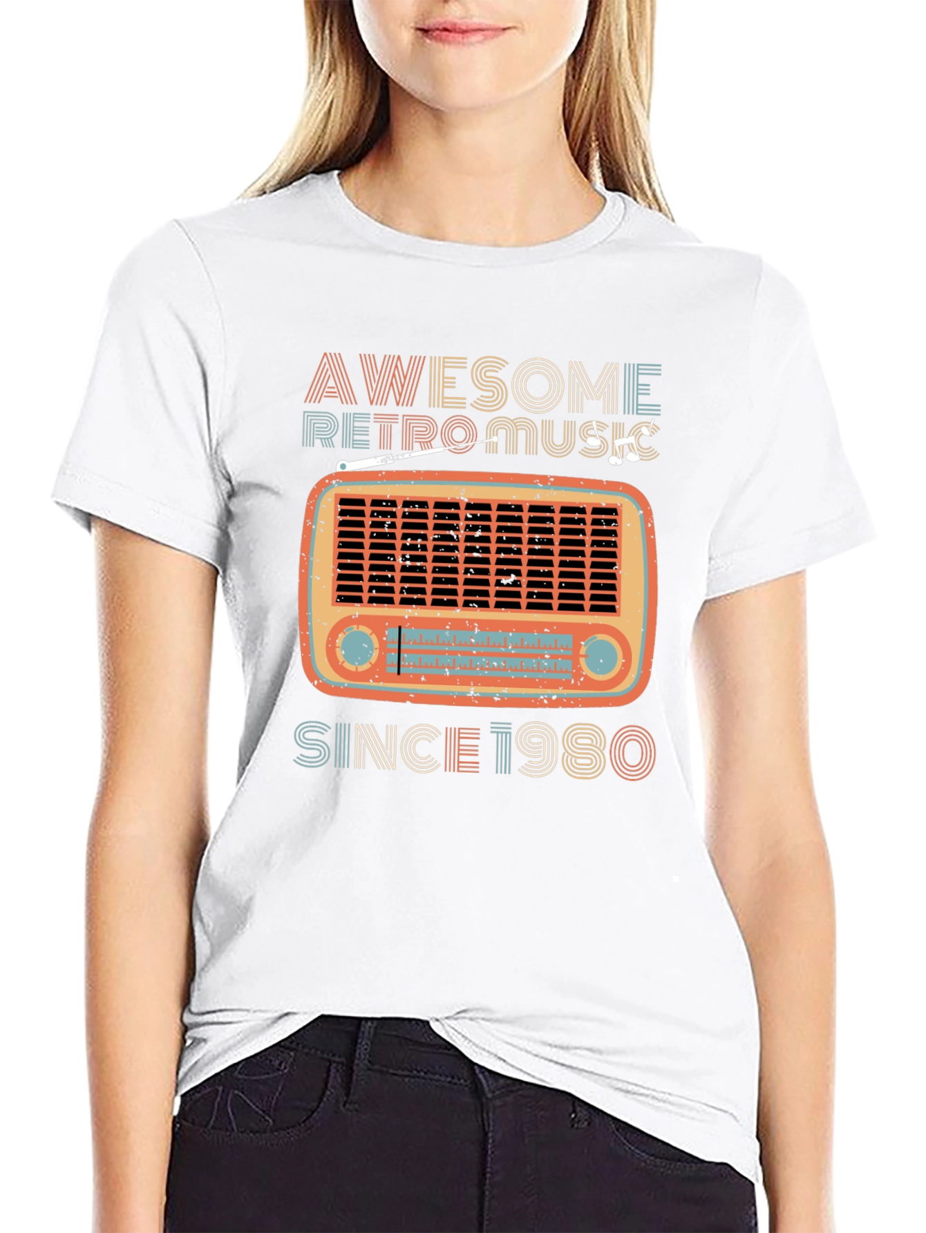 Awesome Retro Music Since 1980 T-Shirt