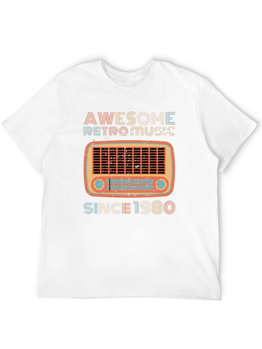 Awesome Retro Music Since 1980 T-Shirt