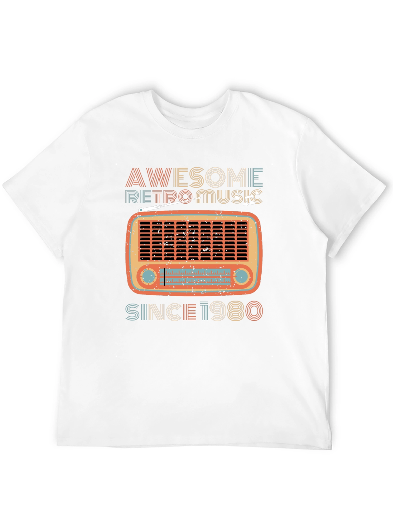 Awesome Retro Music Since 1980 T-Shirt