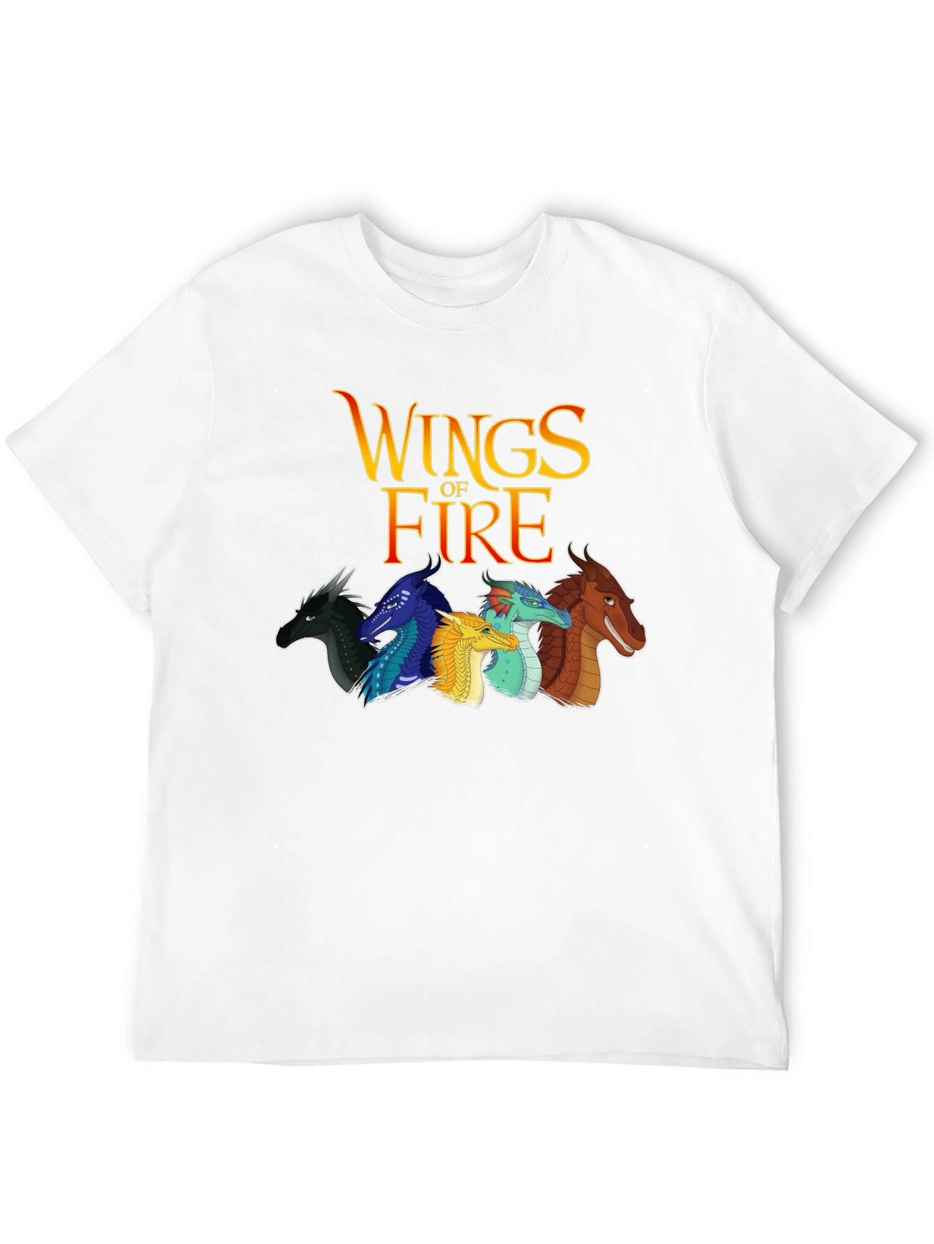 Wings of Fire Graphic Tee - Black Cotton Blend