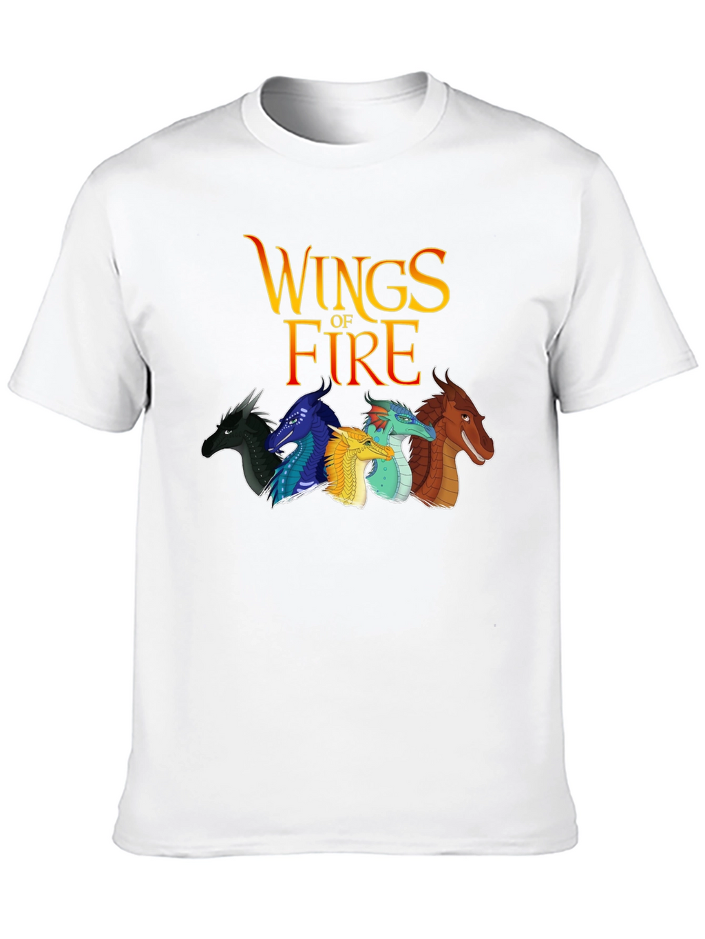 Wings of Fire Graphic Tee - Black Cotton Blend
