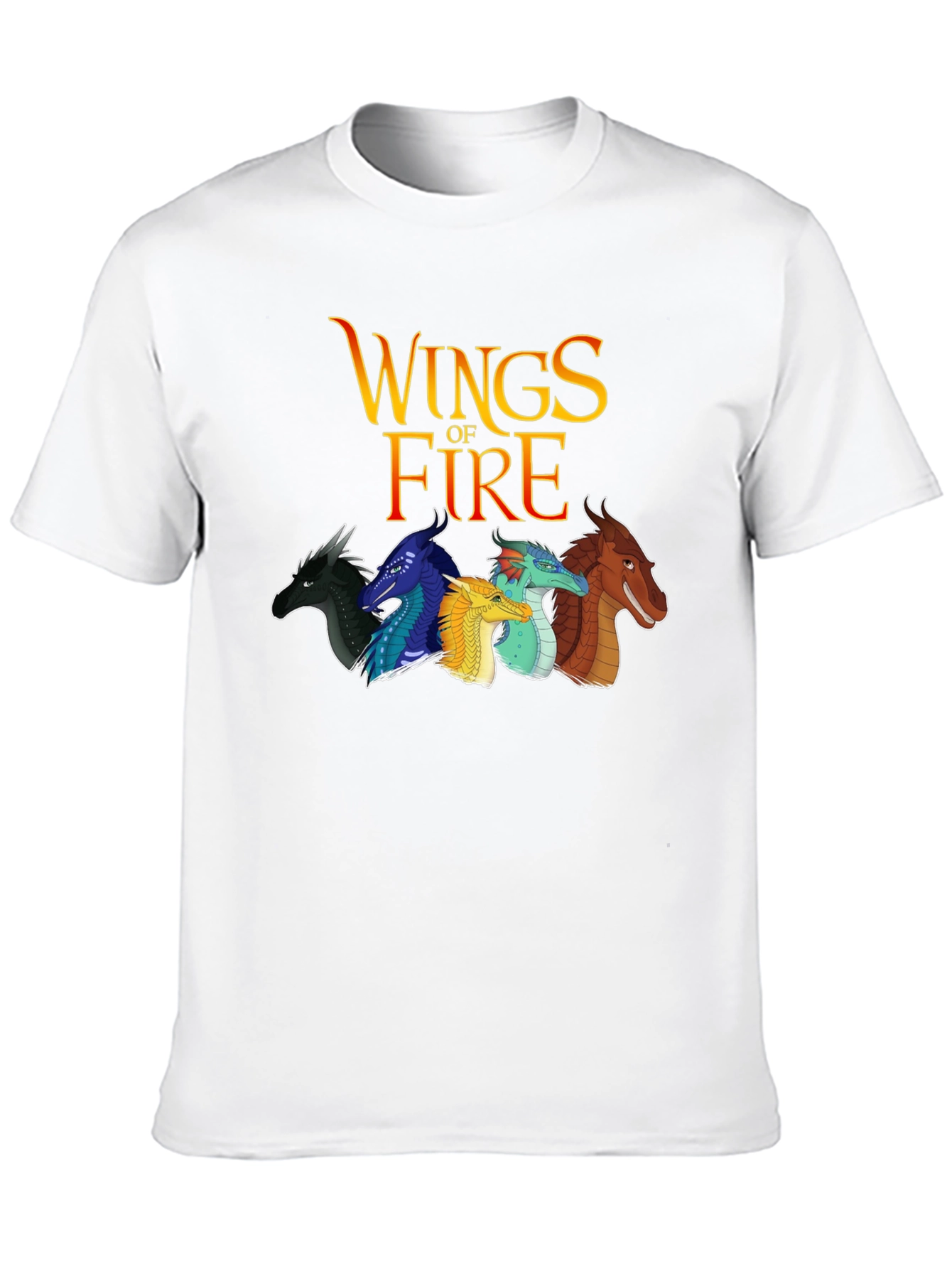 Wings of Fire Graphic Tee - Black Cotton Blend