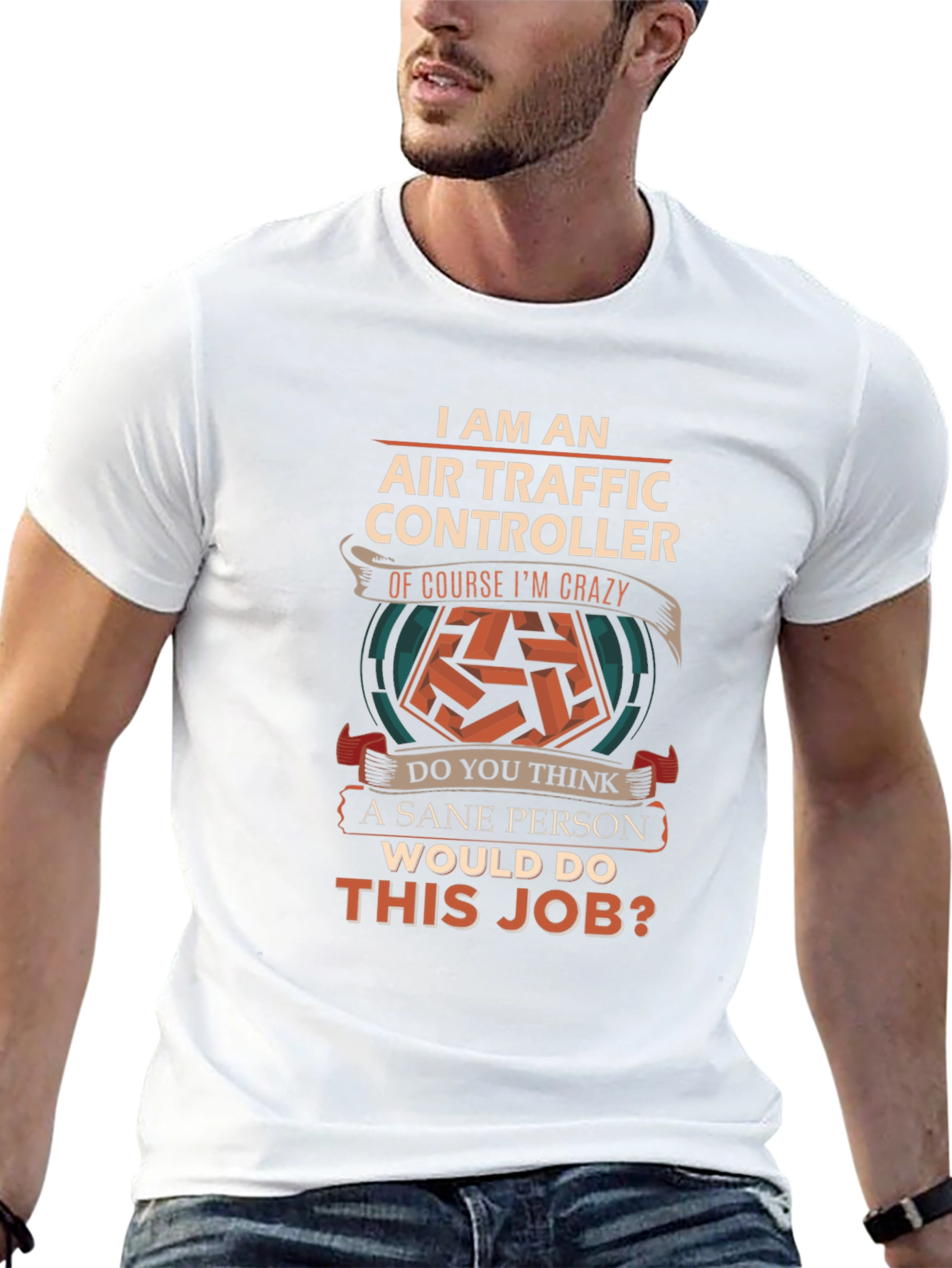 Air Traffic Controller Crazy Job T-Shirt