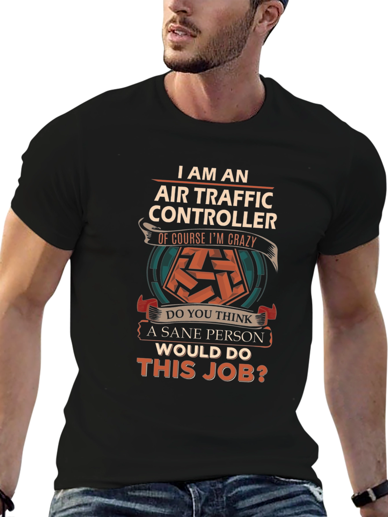 Air Traffic Controller Crazy Job T-Shirt