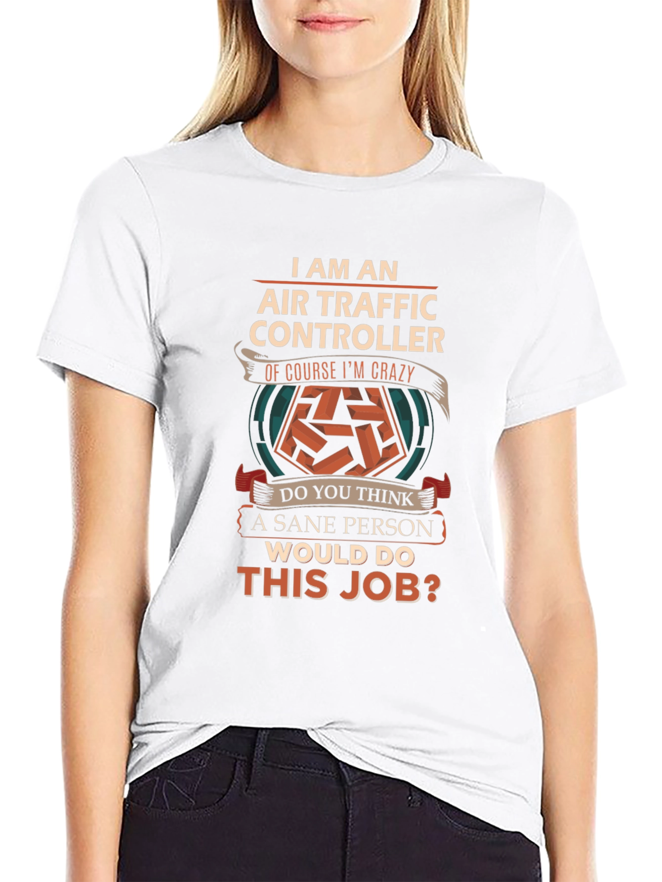 Air Traffic Controller Crazy Job T-Shirt