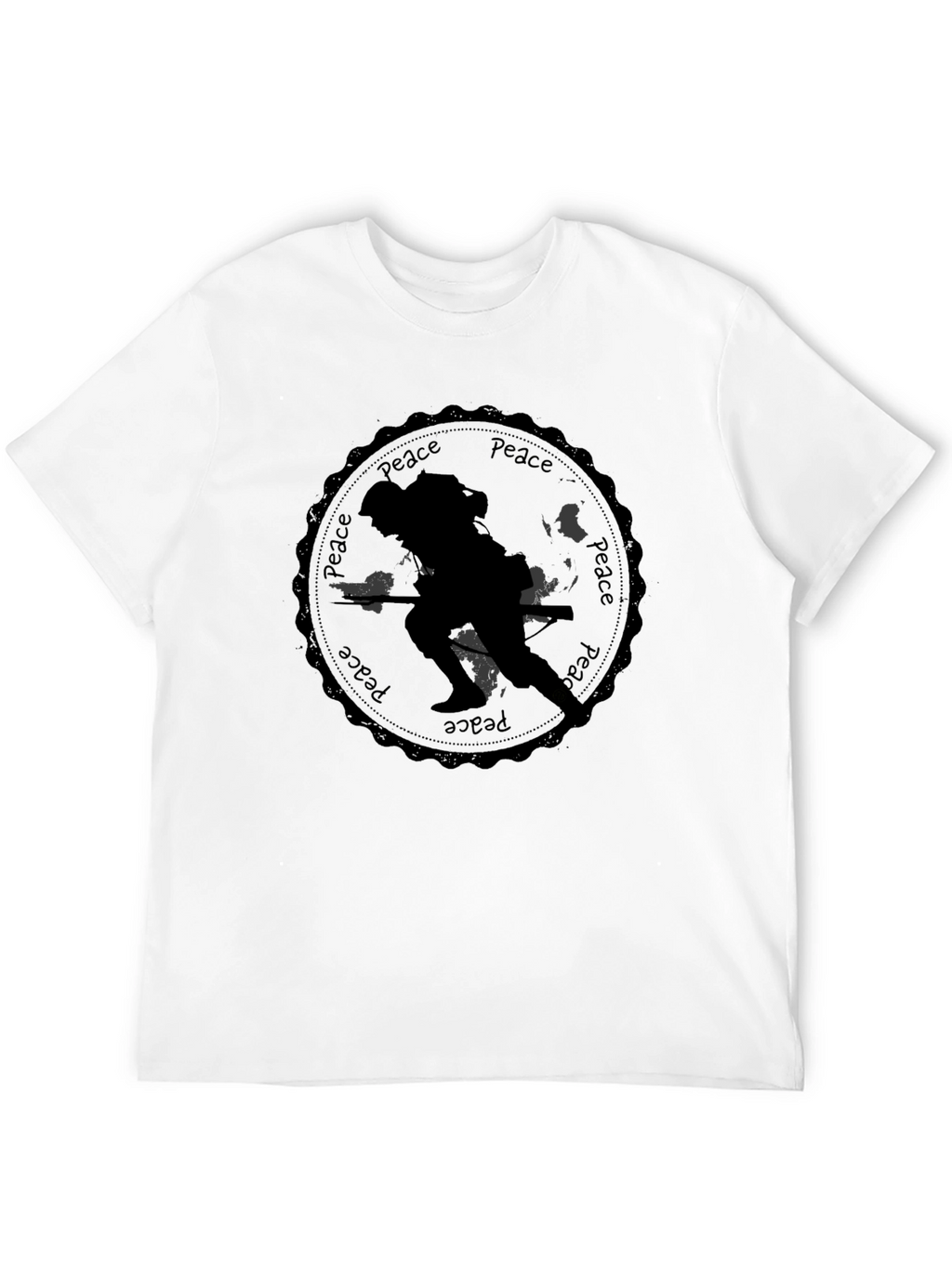 Peace Soldier Black T-Shirt