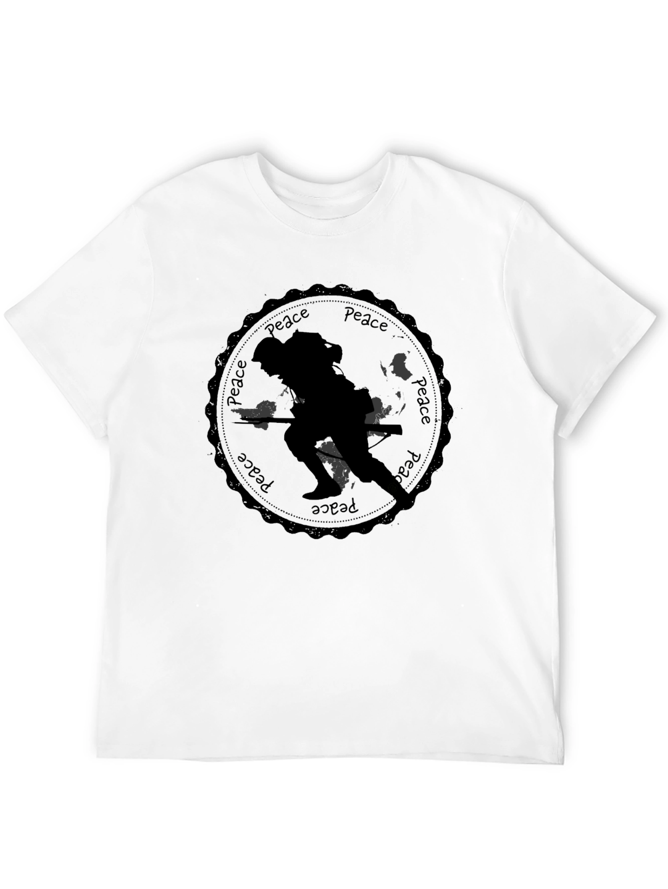 Peace Soldier Black T-Shirt