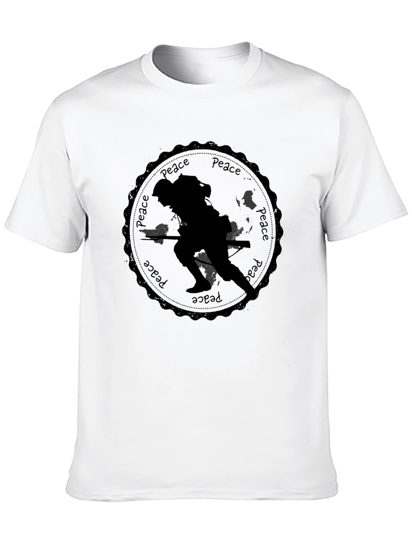Peace Soldier Black T-Shirt