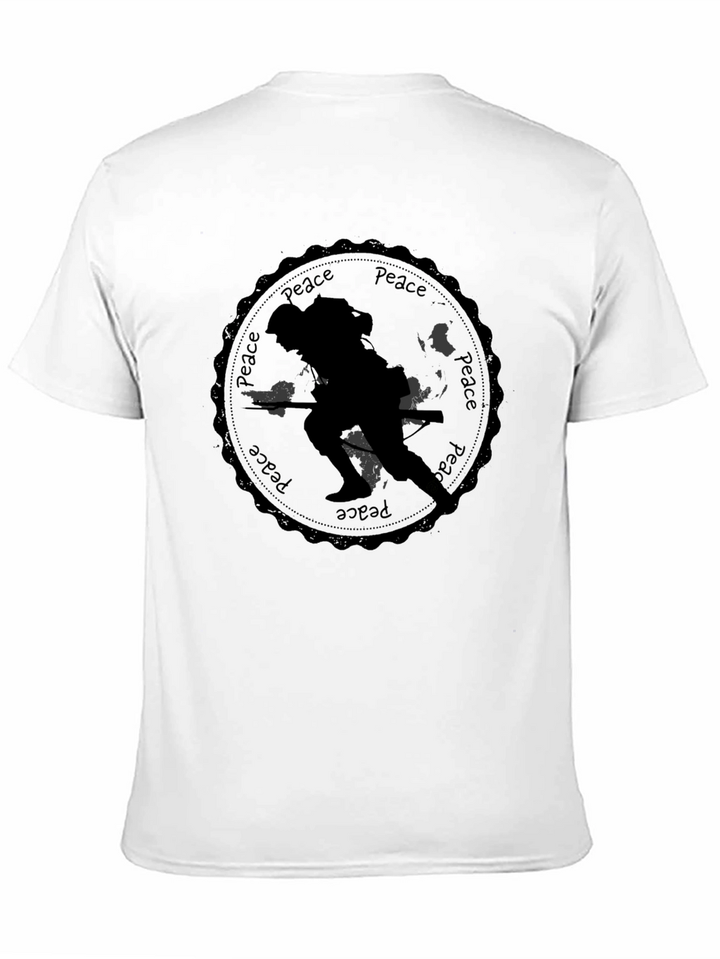 Peace Soldier Black T-Shirt