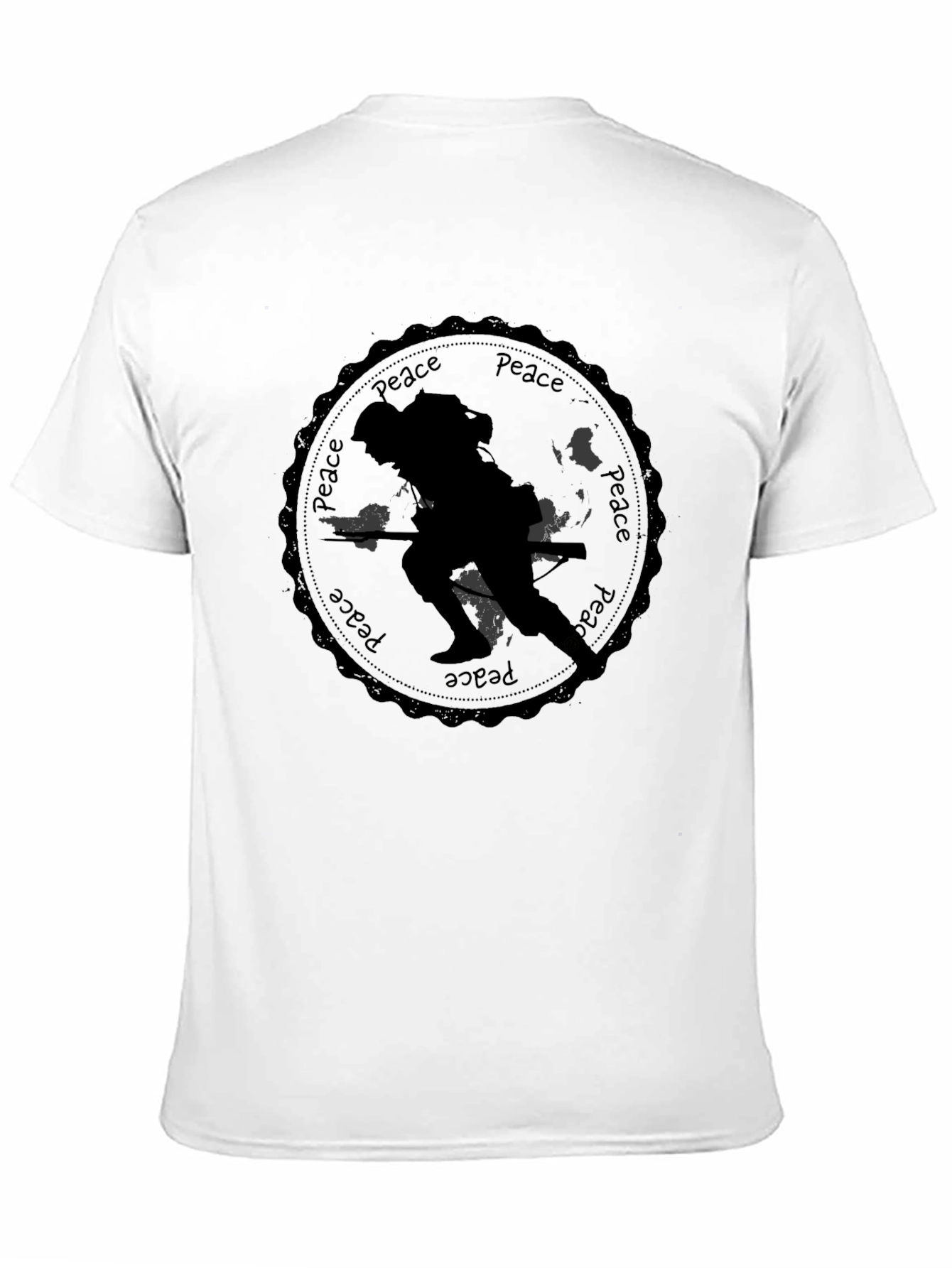 Peace Soldier Black T-Shirt