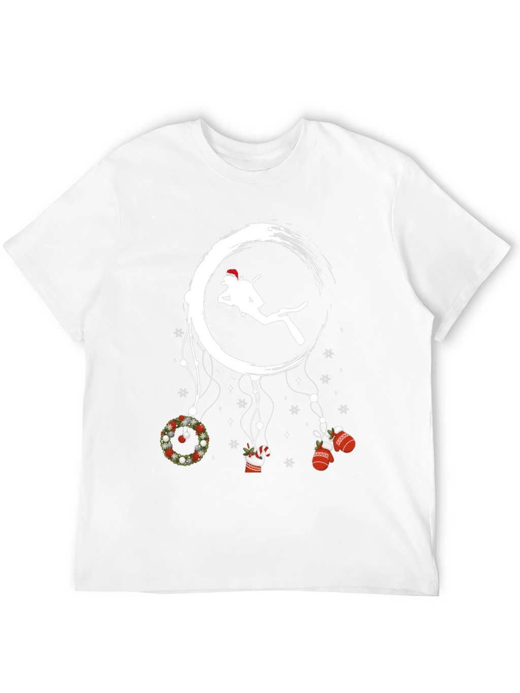 Scuba Diving Christmas Graphic T-Shirt