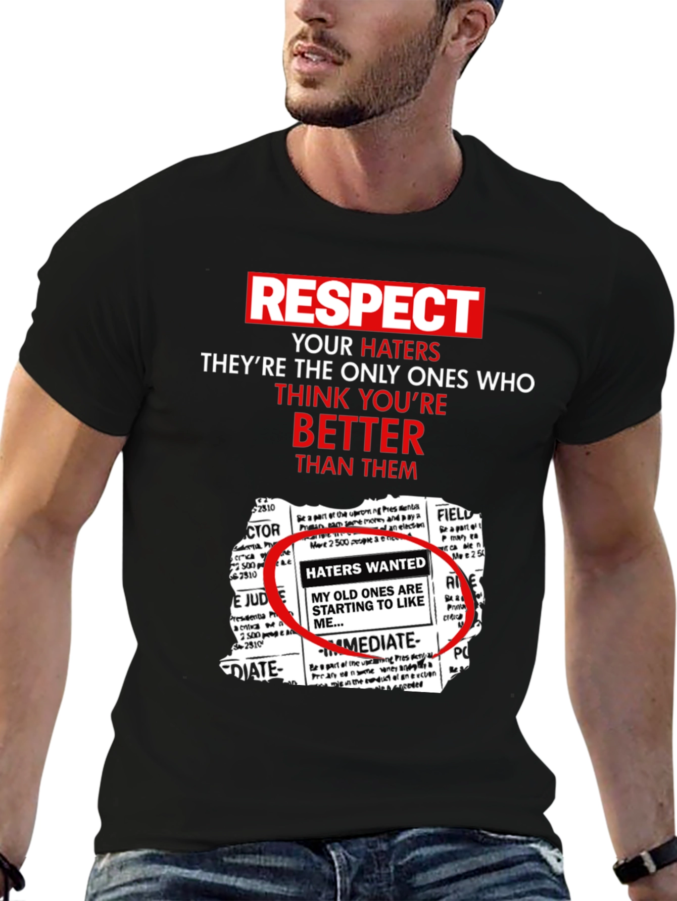 Respect Your Haters Graphic Tee