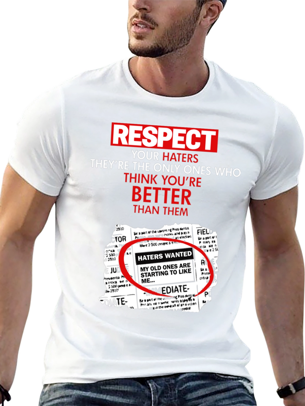 Respect Your Haters Graphic Tee