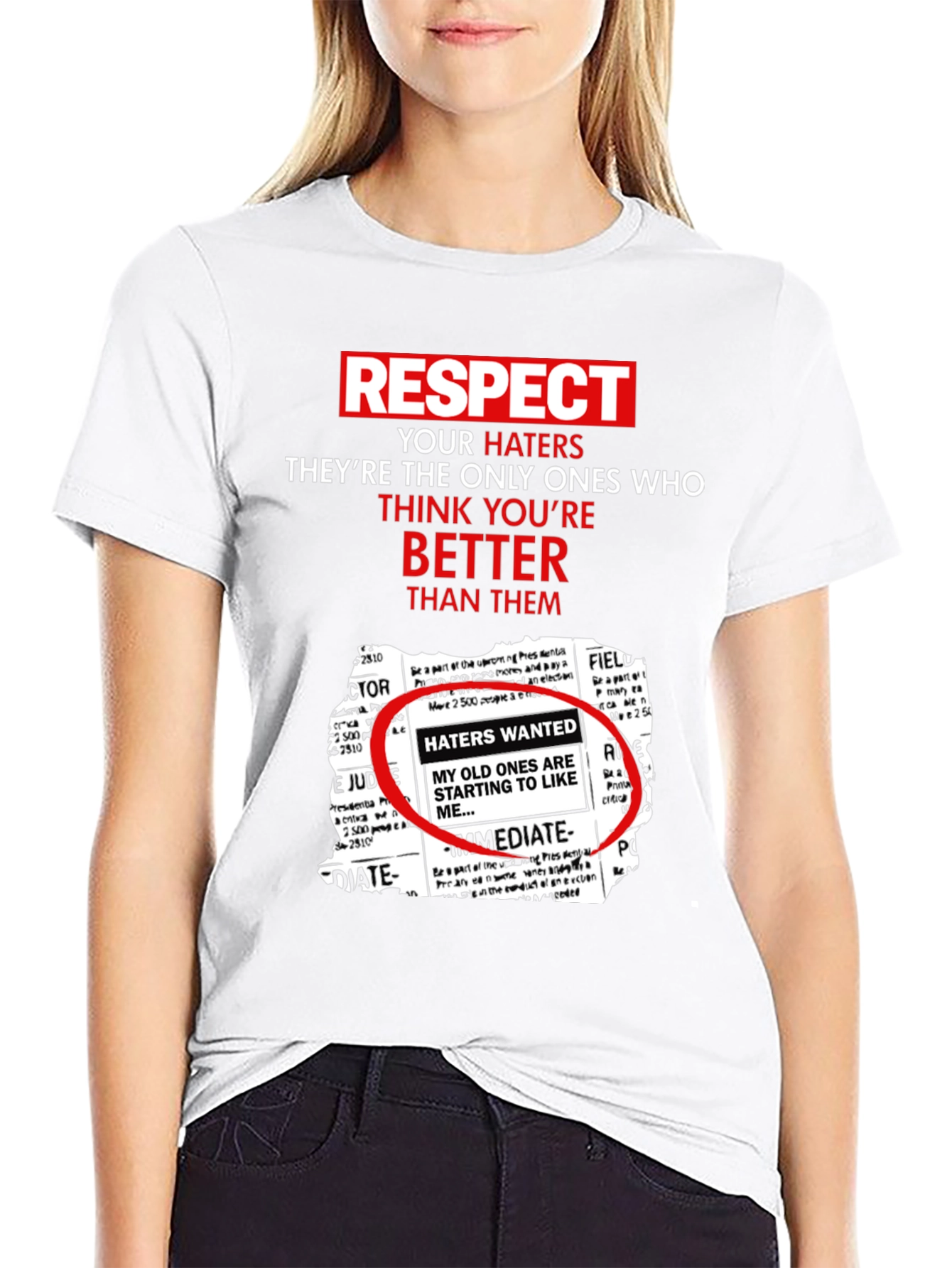 Respect Your Haters Graphic Tee