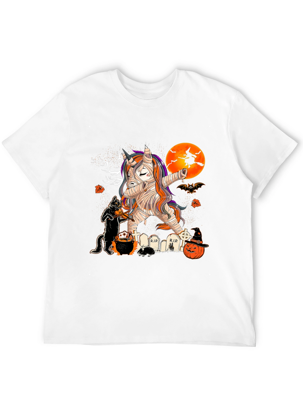 Halloween Mummy Unicorn T-Shirt
