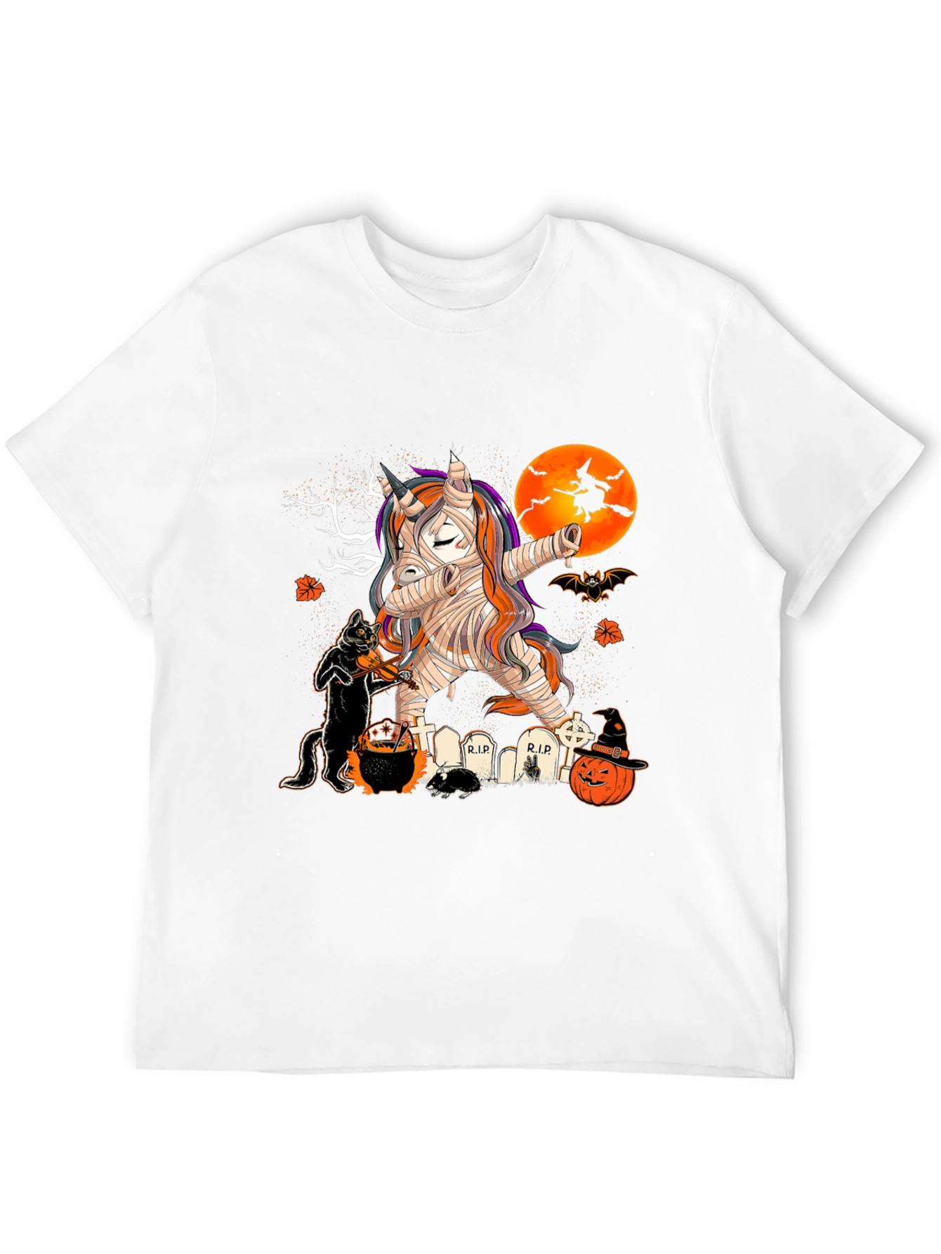 Halloween Mummy Unicorn T-Shirt