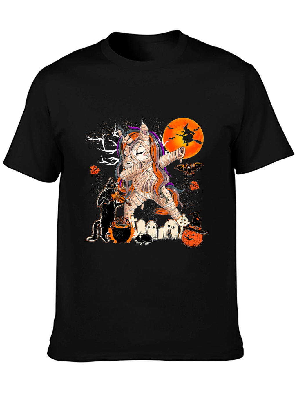 Halloween Mummy Unicorn T-Shirt