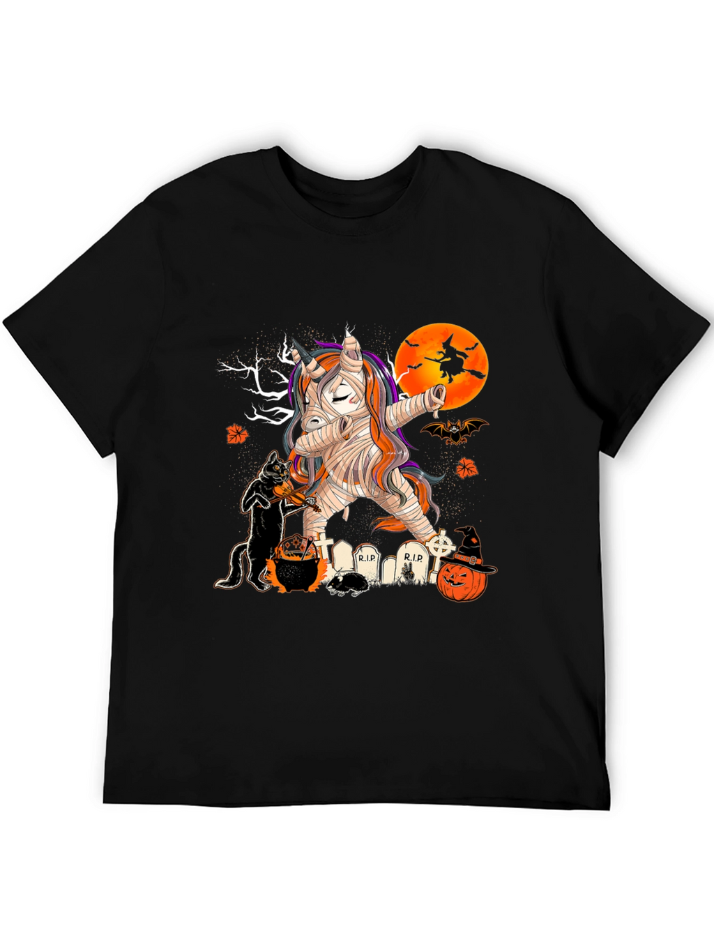Halloween Mummy Unicorn T-Shirt