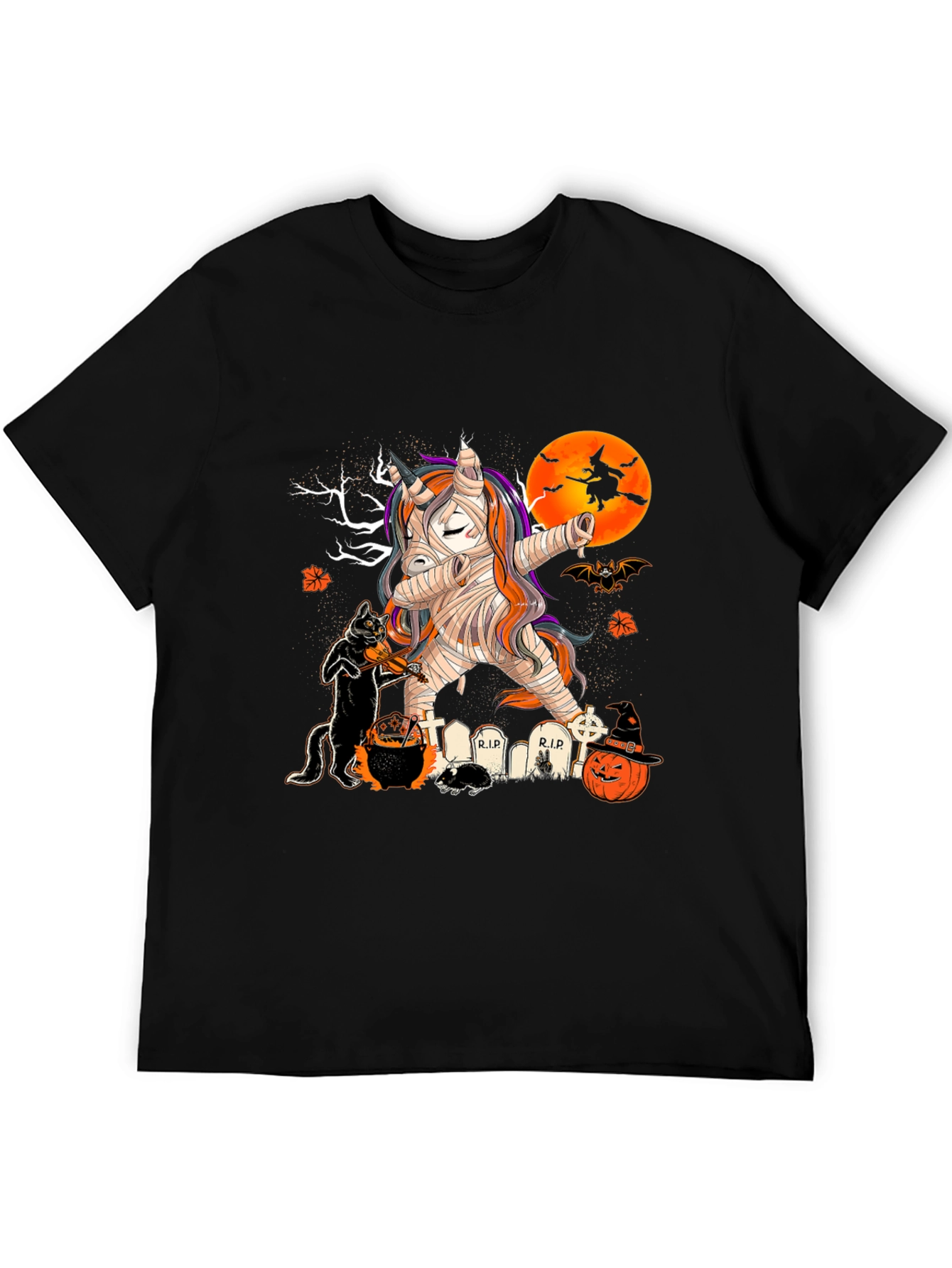 Halloween Mummy Unicorn T-Shirt