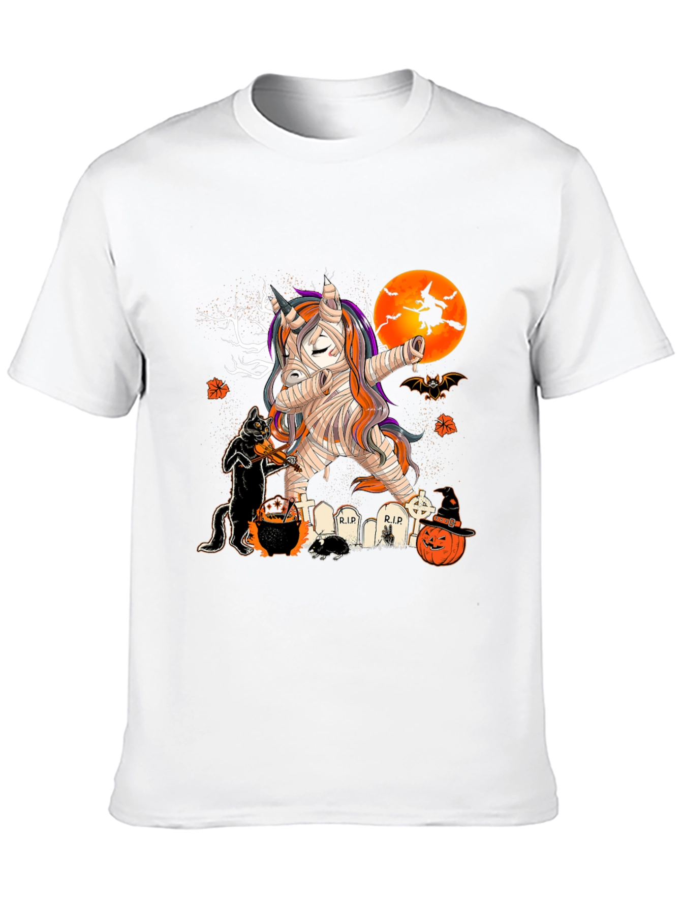 Halloween Mummy Unicorn T-Shirt