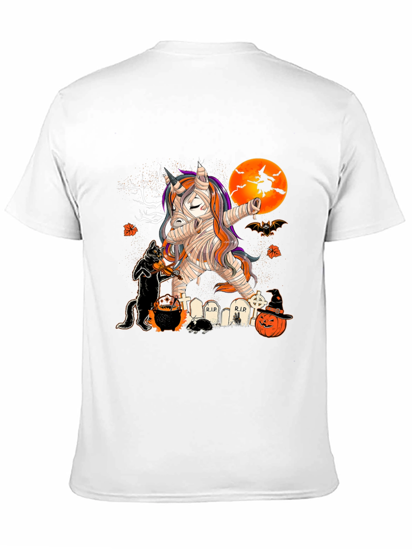 Halloween Mummy Unicorn T-Shirt