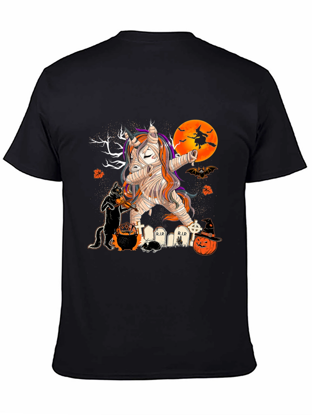 Halloween Mummy Unicorn T-Shirt