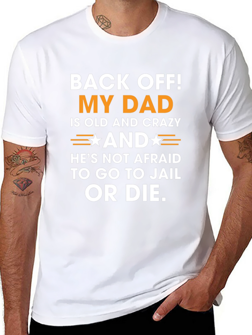 Back Off! My Dad is Crazy T-Shirt