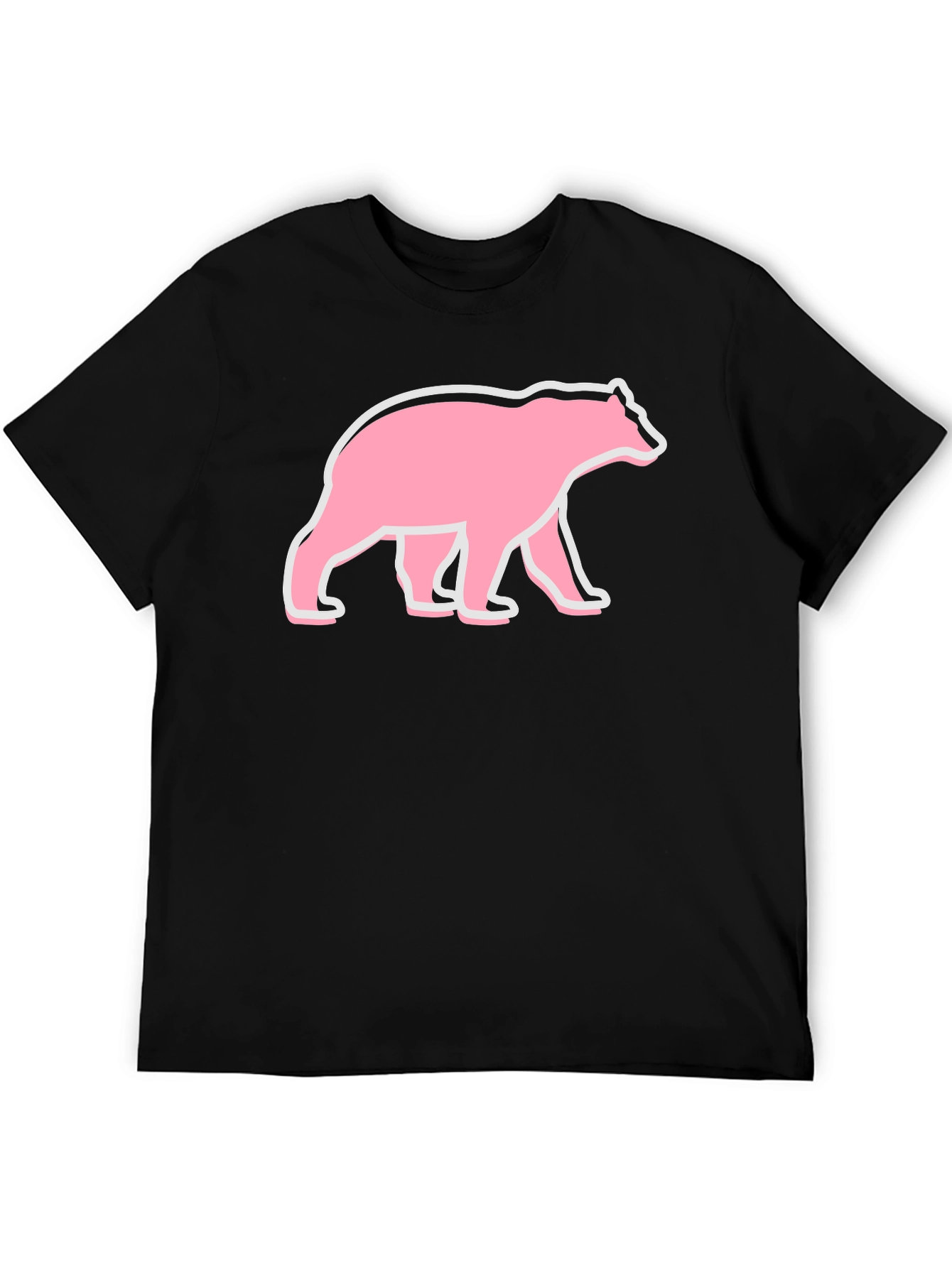 Bear Graphic T-Shirt - Pink Bear