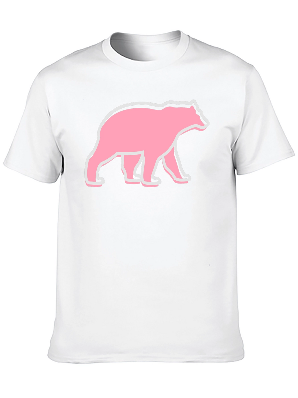 Bear Graphic T-Shirt - Pink Bear