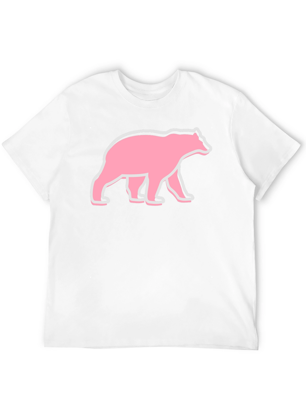 Bear Graphic T-Shirt - Pink Bear