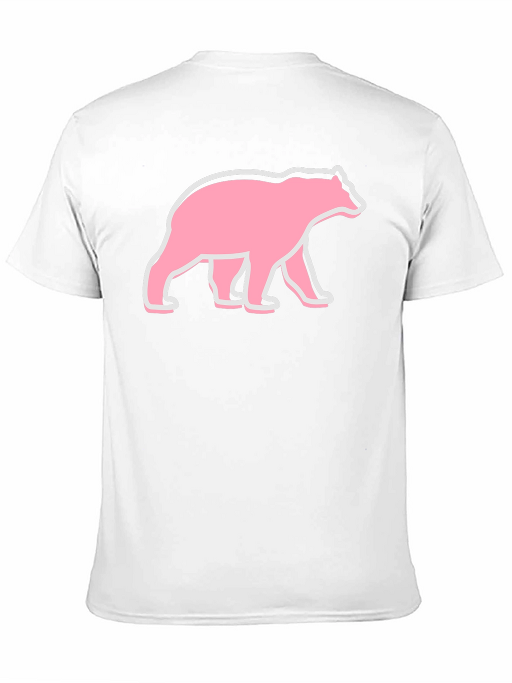 Bear Graphic T-Shirt - Pink Bear