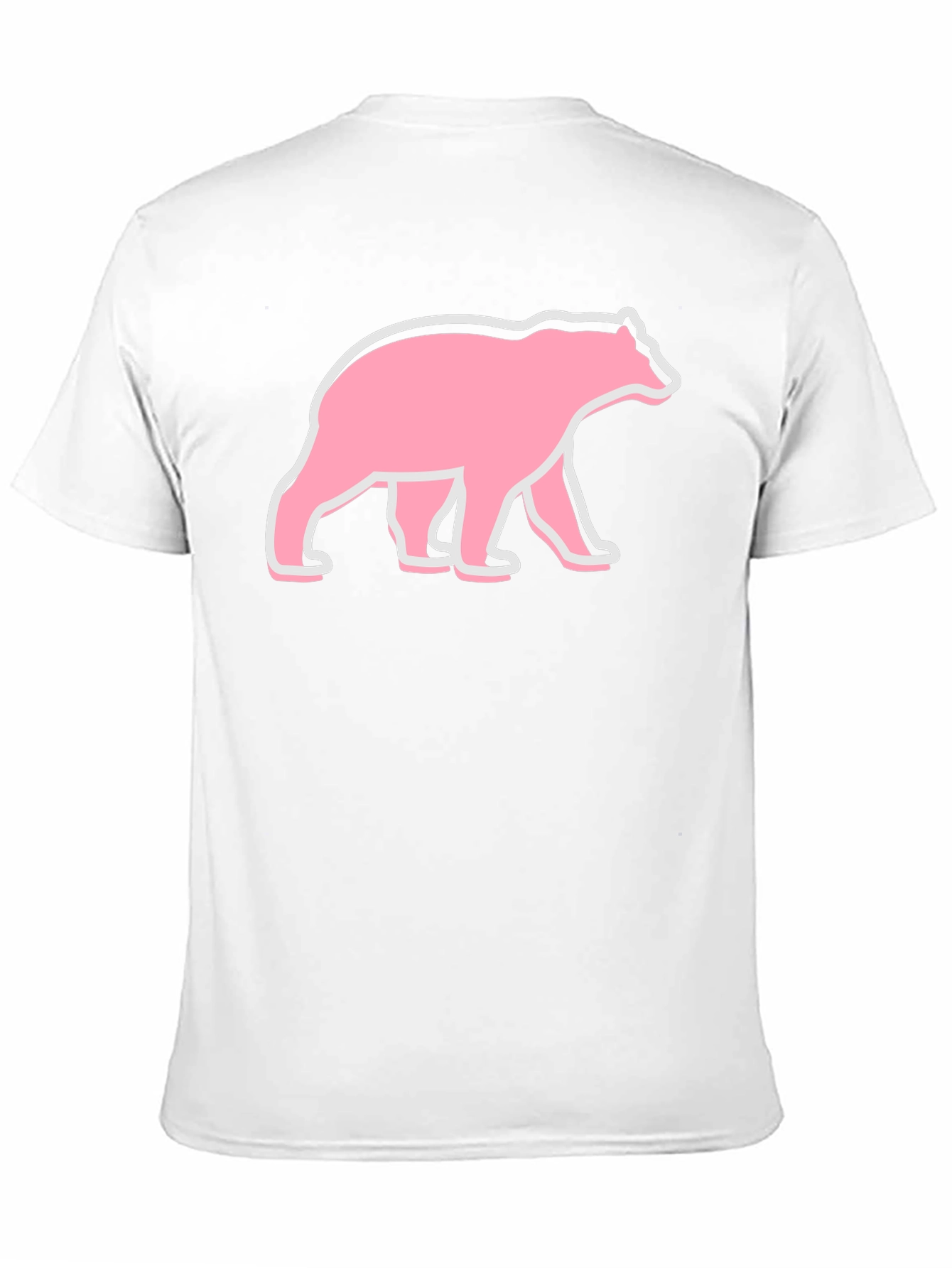 Bear Graphic T-Shirt - Pink Bear