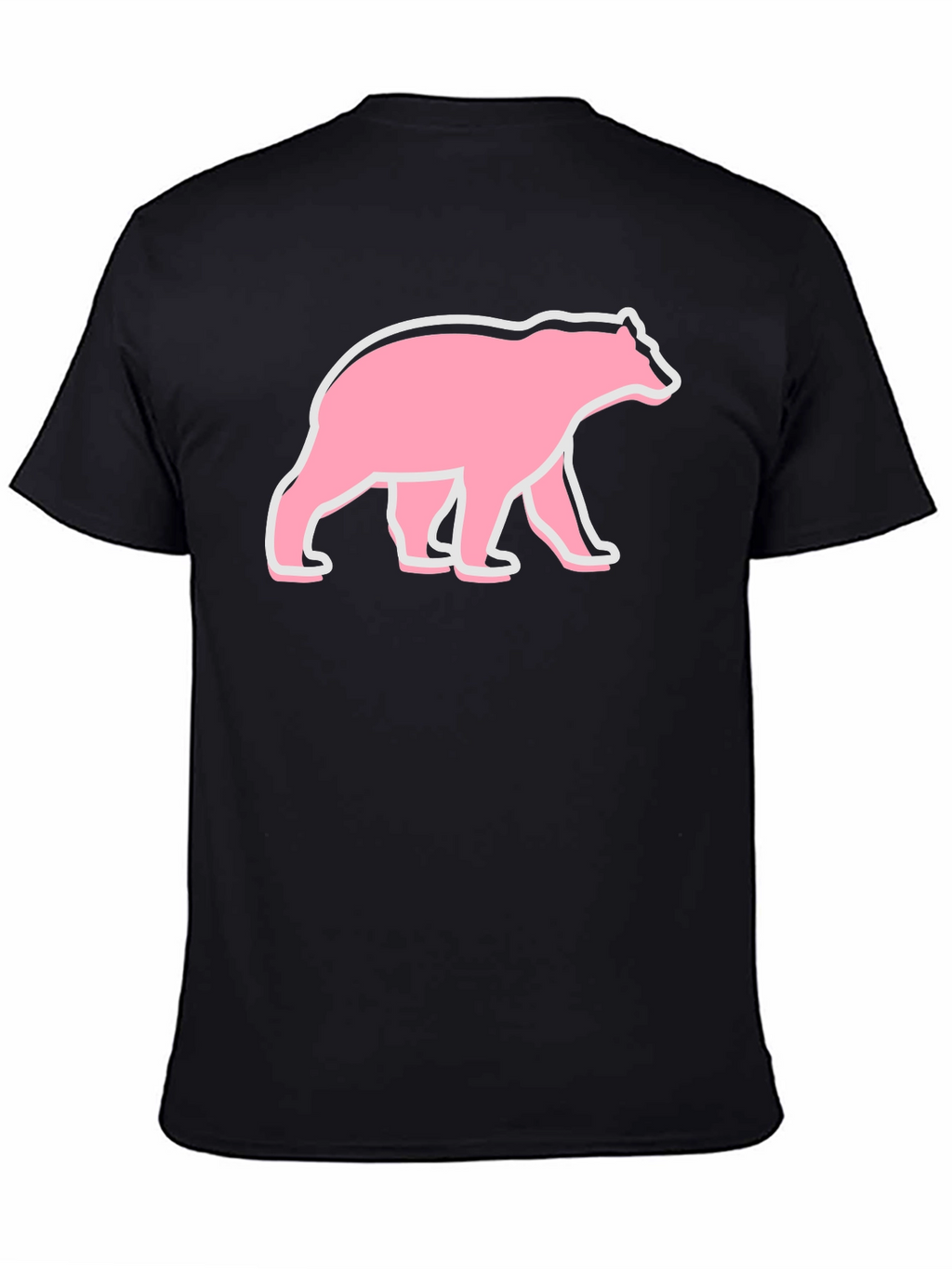 Bear Graphic T-Shirt - Pink Bear