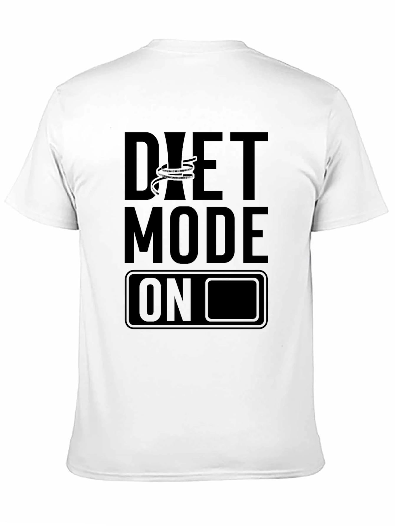 Diet Mode On Black T-Shirt