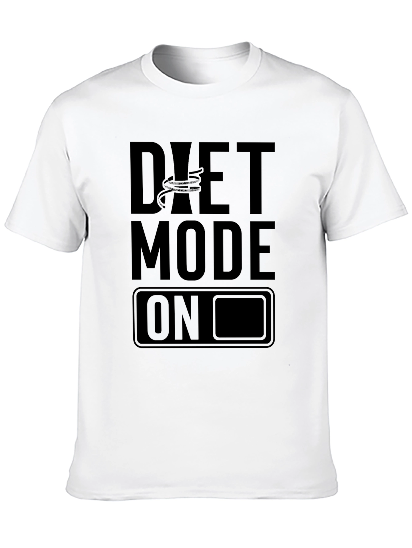 Diet Mode On Black T-Shirt