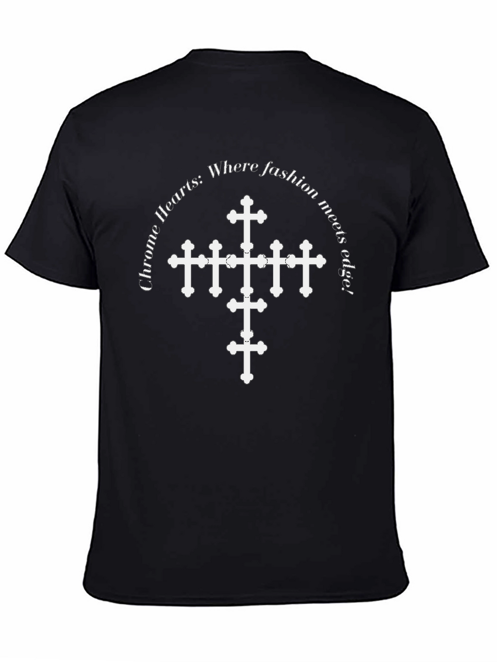 Chrome Hearts Style Graphic Tee - Fashion Meets Edge