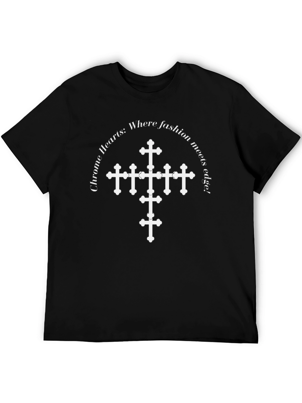 Chrome Hearts Style Graphic Tee - Fashion Meets Edge