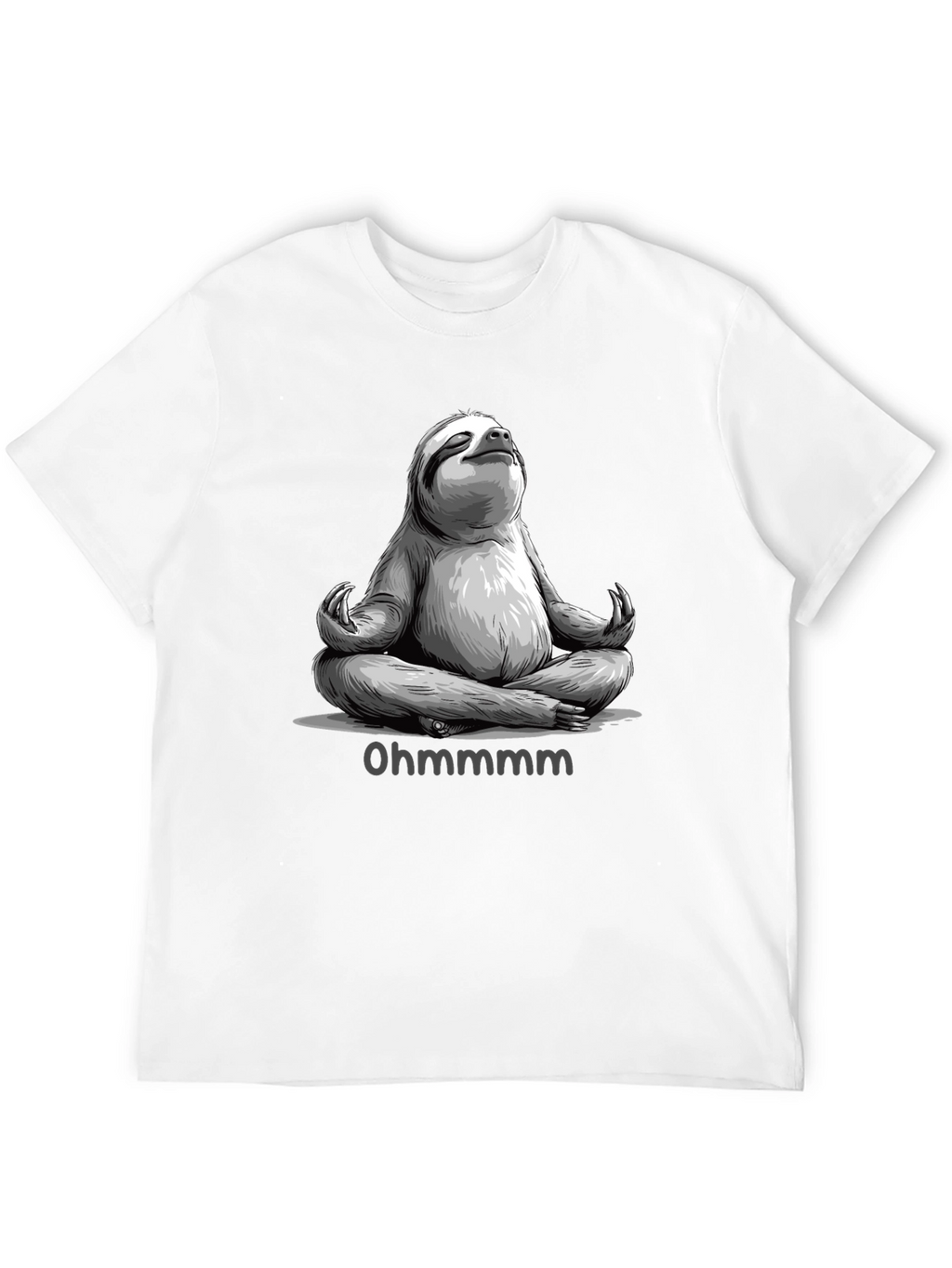 Meditating Sloth T-Shirt - Ohm Funny Yoga Tee
