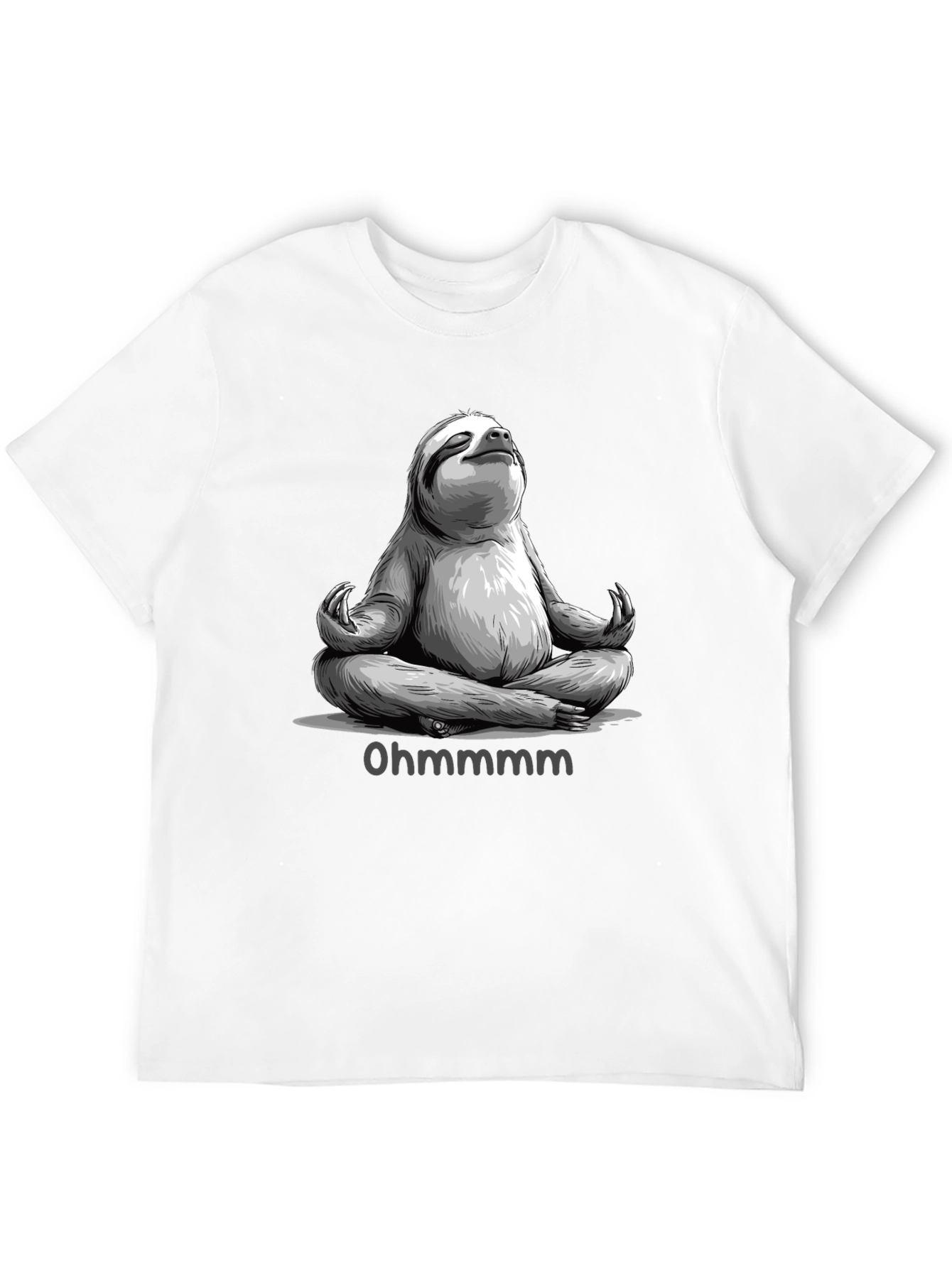 Meditating Sloth T-Shirt - Ohm Funny Yoga Tee