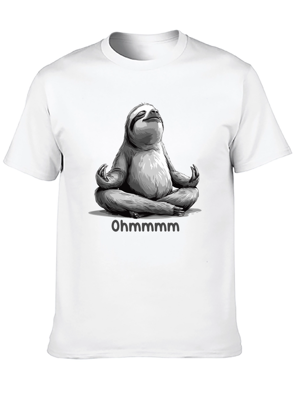 Meditating Sloth T-Shirt - Ohm Funny Yoga Tee
