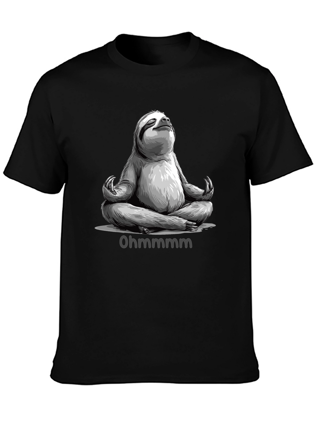 Meditating Sloth T-Shirt - Ohm Funny Yoga Tee