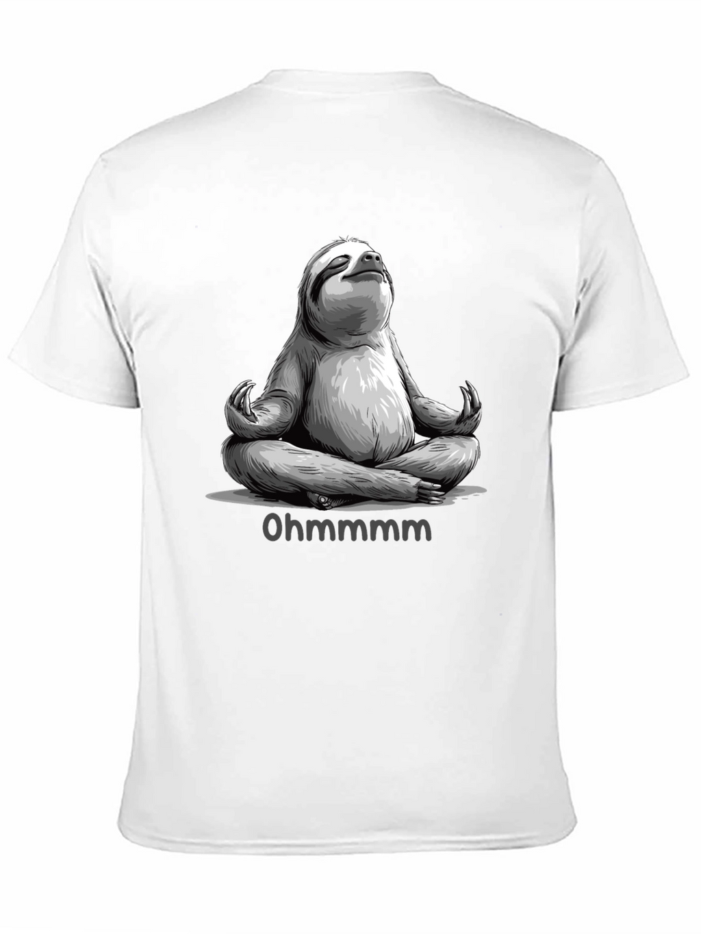 Meditating Sloth T-Shirt - Ohm Funny Yoga Tee
