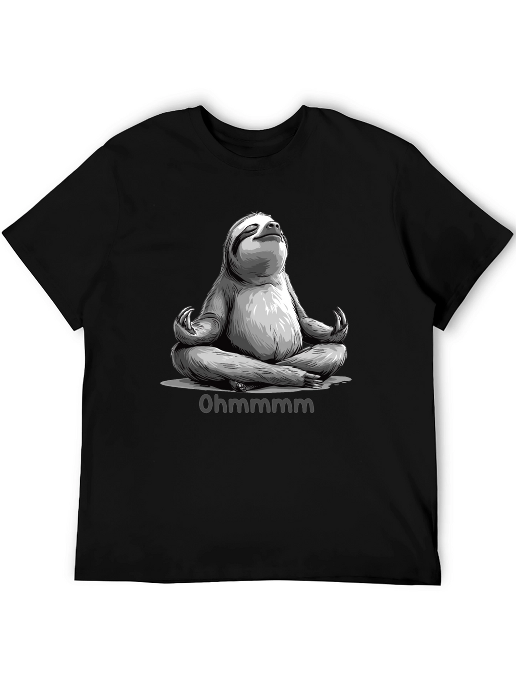 Meditating Sloth T-Shirt - Ohm Funny Yoga Tee