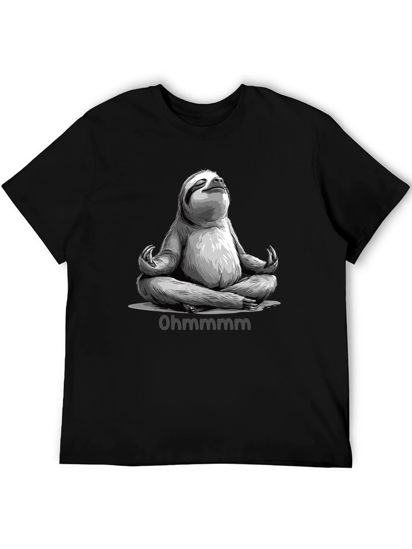 Meditating Sloth T-Shirt - Ohm Funny Yoga Tee